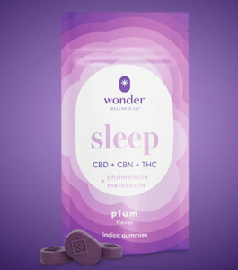 Wonder - Wonder Sleep Gummies 1:1:1 Plum [20pk] - 100mg