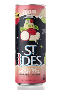 ST IDES - ST IDES - PEAR LYCHEE TEA | 12OZ HIGH TEA 100MG