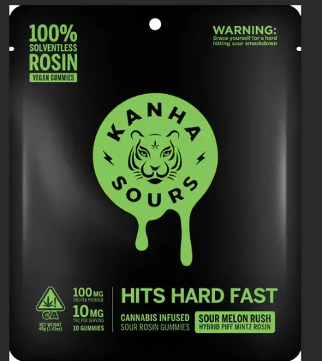 KANHA - Kanha - Edibles - Rosin - Sour Melon - 100mg - Main Image