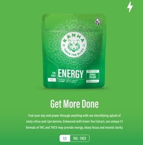 KANHA - Kanha FX 'Energy' Citrus Splash 1:1 THC:THCV