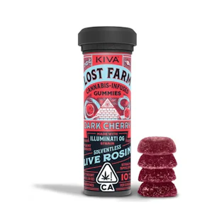LOST FARM - Lost Farm Dark Cherry x Illuminati OG Live Rosin Gummies 