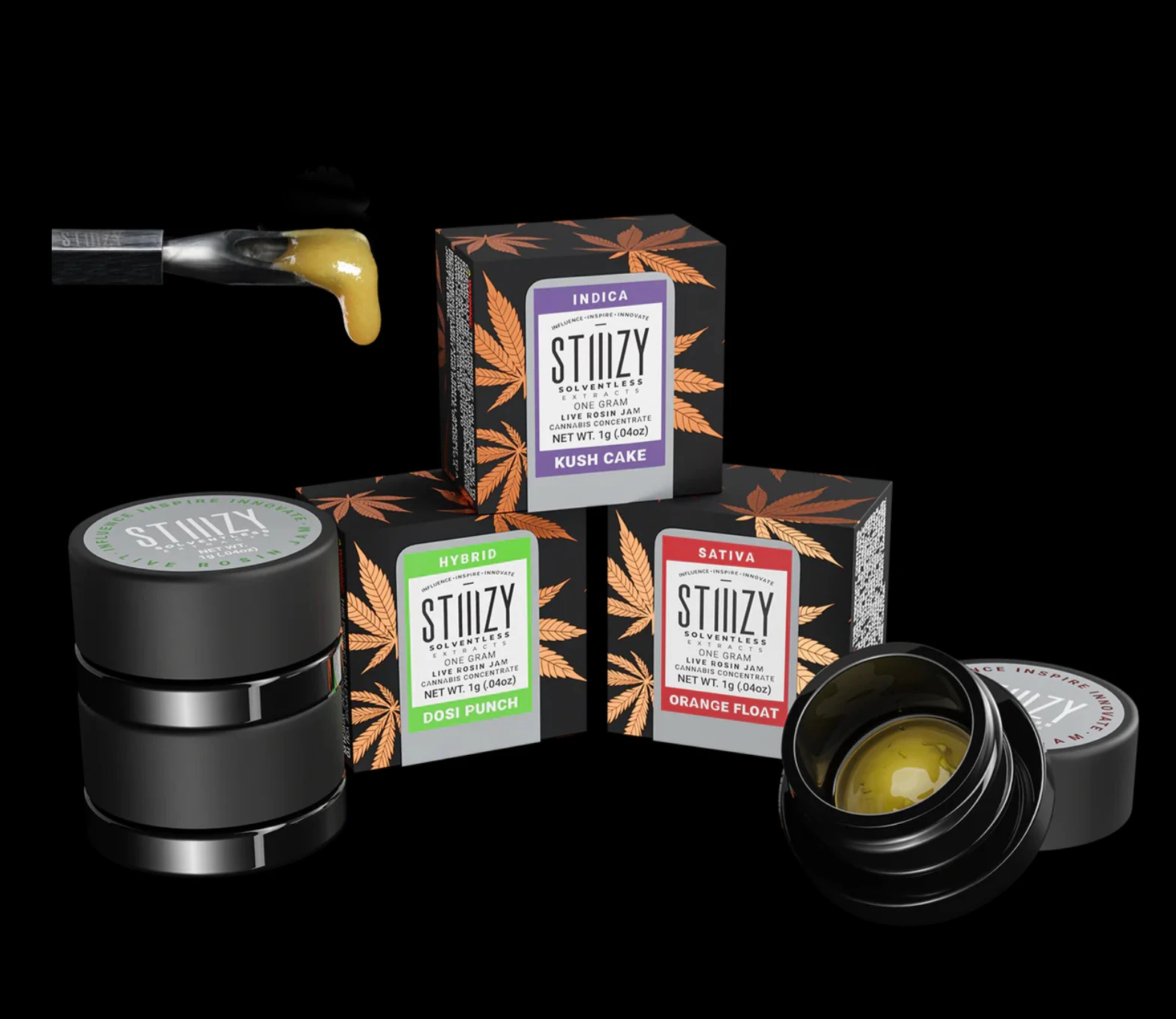 STIIIZY - STIIIZY Extract 1g Pineapple Blast Live Rosin Jam Hybrid Main Image