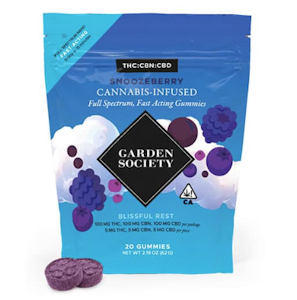GARDEN SOCIETY - Garden Society Snoozeberry 1:1:1 THC/CBN/CBD 5mg