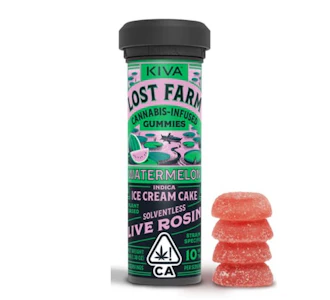 LOST FARM - Lost Farm Watermelon x Ice Cream Cake Live Rosin Gummies