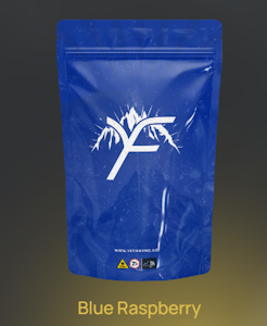 YETI FARMS - YETI FARMS | Blue Raspberry Live Resin Gummies | 100mg