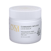 OM Living Love Balm 420 THC:100 CBD (2 oz)