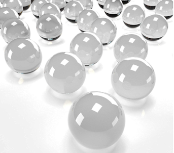 LUV BUDS - 6MM QUARTZ TERP PEARLS-CLEAR 10PK