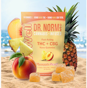 Dr. Norm's - Pineapple Peach - Livewell Gummies 100mg