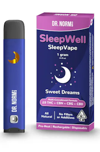 Dr. Norm's - Dr. Norms - Sweet Dreams - Sleep Well Full Gram Disposable 