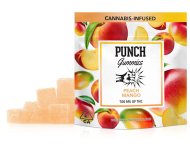 Punch - Peach Mango - 100mg Gummies