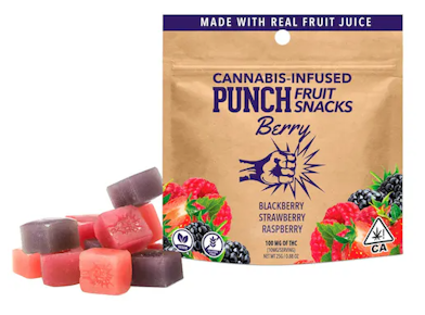 Punch - Berry - 100mg Fruit Snacks