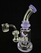 7" Slime Color Bent Mouth Dab Rig