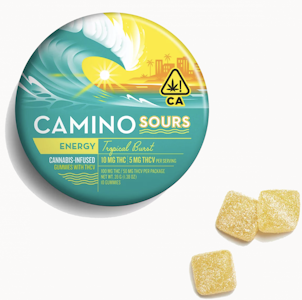 Camino Sours - Tropical Burst - Energy - 10:5 THC/THCV - 10ct - 150mg