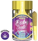 Durban Poison  - Baby Jeeter - Multi Infused Prerolls - 5pk - 2.5g