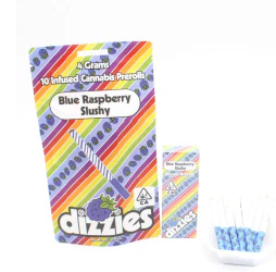 Dizzies - Blue Raspberry Slushy 10pk Infused Preroll (4g) Main Image