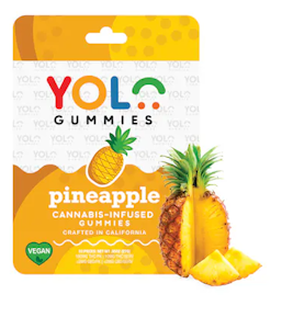 YOLO Gummies - YOLO - Pineapple - 100mg Gummies