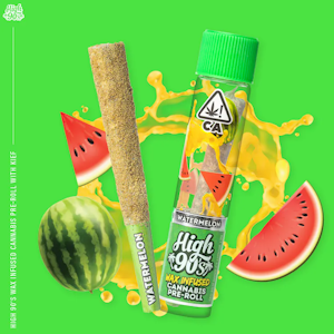 High 90's - H90's - Watermelon - 1.2g Infused Preroll