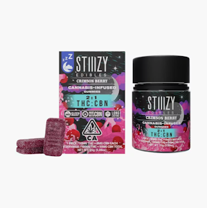 STIIIZY - STIIIZY 150mg 2:1 CBN Crimson Berry Gummies 10ct