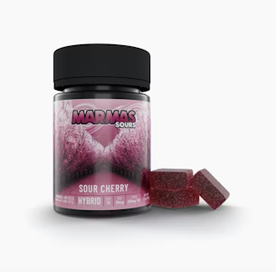 Marma's - HYBRID Sour Cherry | 100 THC Gummies | Marmas
