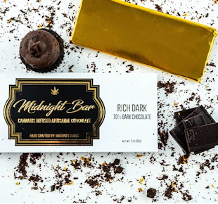 Midnight Roots - Rich Dark Chocolate Bar - 200mg