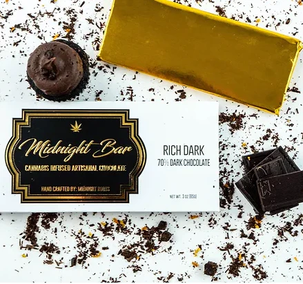 Midnight Roots - Midnight Roots Bar - Dark Chocolate - 200MG Main Image