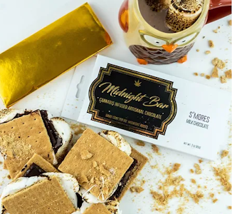 MIDNIGHT ROOTS - Midnight Roots - Smores Milk Chocolate Bar - 200mg