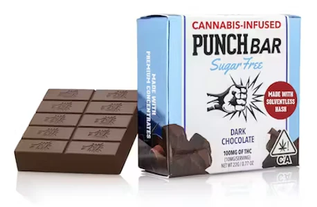 Punch - [Punch] Choclate Bar - 100mg - Dark Chocolate (Sugar Free)