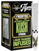 [Claybourne Co.] Frosted Infused Preroll 5 Pack - 2.5g - Lemon Lime Kush (H)