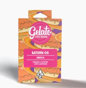 Gelato Live Resin Cart 1g Saturn OG
