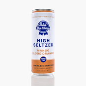 Pabst Blue Ribbon 10mg Mango Blood Orange Infused High Seltzer