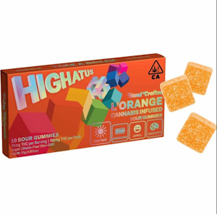 HIGHATUS - CBX - Highatus - L'Orange - 100mg THC Sour Gummies - 10pk
