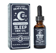 Head and Heal | Sleep Extra Strength CBN/CBD Oil | 1:1 600mg CBN/CBD