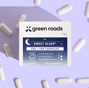 GREEN ROADS - Green Roads | Sweet Sleep Caps 750 mg | 30ct