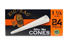 Zig Zag 1 ¼ Size Ultra Thin Pack of 24 Cones