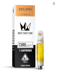 West Coast Cure - West Coast Cure - Gelato - WCC 1g CUREpen