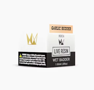 WEST COAST CURE - West Coast Cure - Garlic Budder - 1g WCC Live Resin Wet Badder