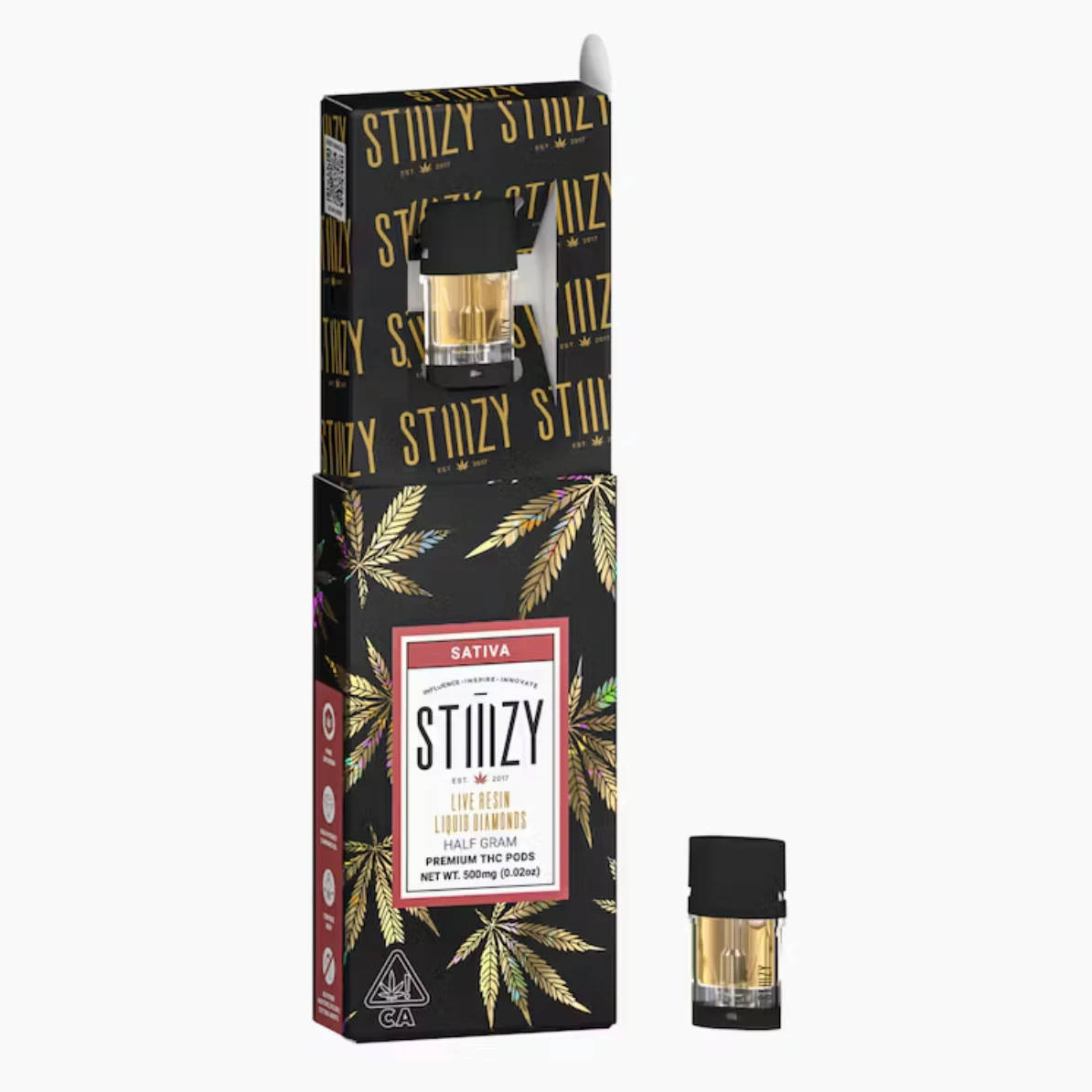 STIIIZY - Hawaiian Snow (S) | 0.5g Live Resin Diamonds Pod | STIIIZY Main Image