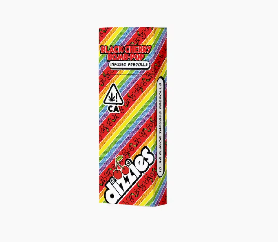 Dizzies - Black Cherry Bomb Pop 10pk Infused Preroll (4g) Main Image
