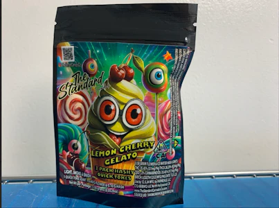 The Standard - The Standard - Lemon Cherry Gelato - 1.5g Hash Infused Pre-Rolls - 3pk