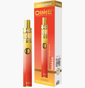 DIME INDUSTRIES - 1g Papaya 86%-88% - Dime Live Reserve Disposable