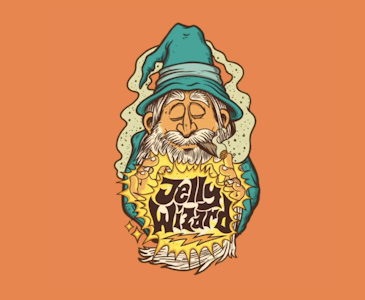 Jelly Wizard - Blue Raspberry | 2:1 THC:CBN Gummies | Jelly Wizard