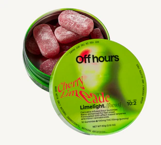 OFF HOURS - Off Hours | Edible | Cherry Limeade Limelight 10:2 | 10mg