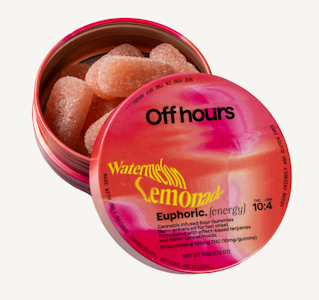 OFF HOURS - Off Hours | Edible | Watermelon Lemonade Euphoric 10:4 | 10-pack | 10mg
