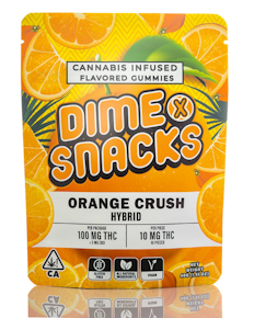 Dime Snacks - Orange Crush - 100mg Gummies
