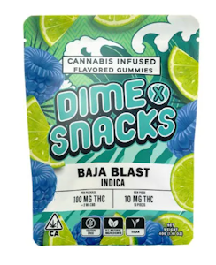 Dime x Snacks - Dime Snacks - Baja Blast - 100mg Gummies