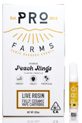 Pro Farms - Peach Ringz Live Rosin 1g