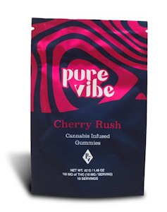 PURE VIBE (NY) - Pure Vibe | Edible | Cherry Rush | 10-pack | 10mg