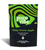 Pure Vibe | Edible | Giddy Green Apple | 10-pack | 100mg