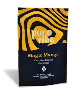 PURE VIBE (NY) - Pure Vibe | Edible | Magic Mango | 10-pack | 10mg
