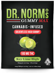 DR. Norm's - Key Lime High - 100mg Solventless Hash Gummy
